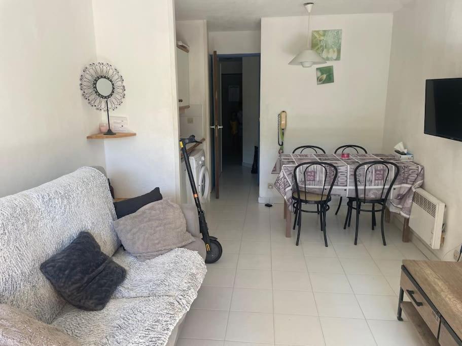 Appartement Rdc En Residence Avec Piscine 칸느 외부 사진