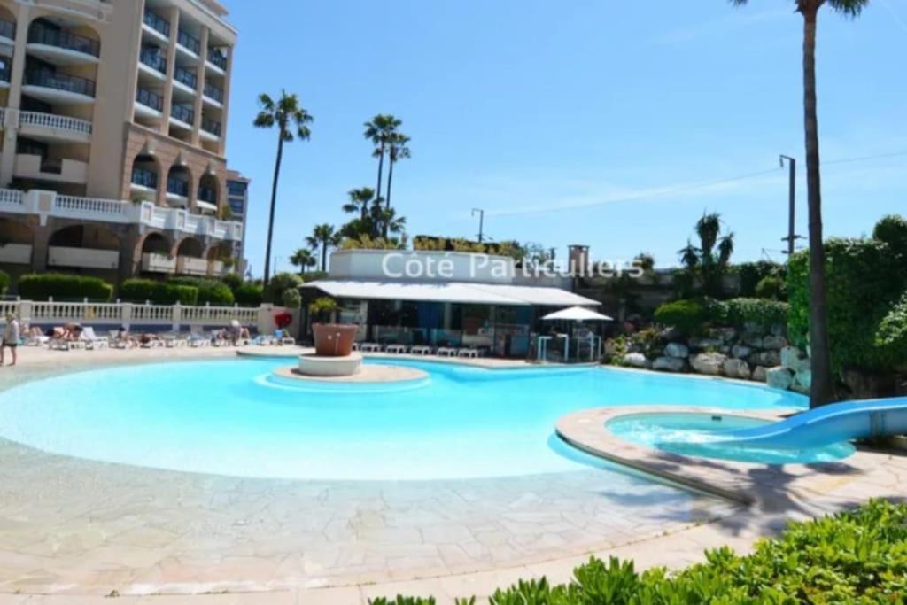 Appartement Rdc En Residence Avec Piscine 칸느 외부 사진